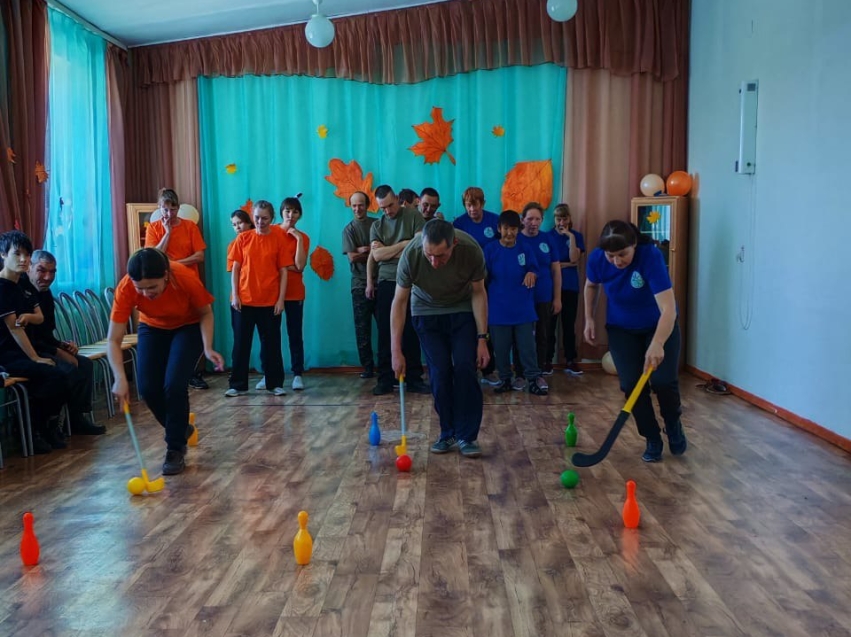 Праздник спорта и дружбы прошел в Зыковском доме-интернате